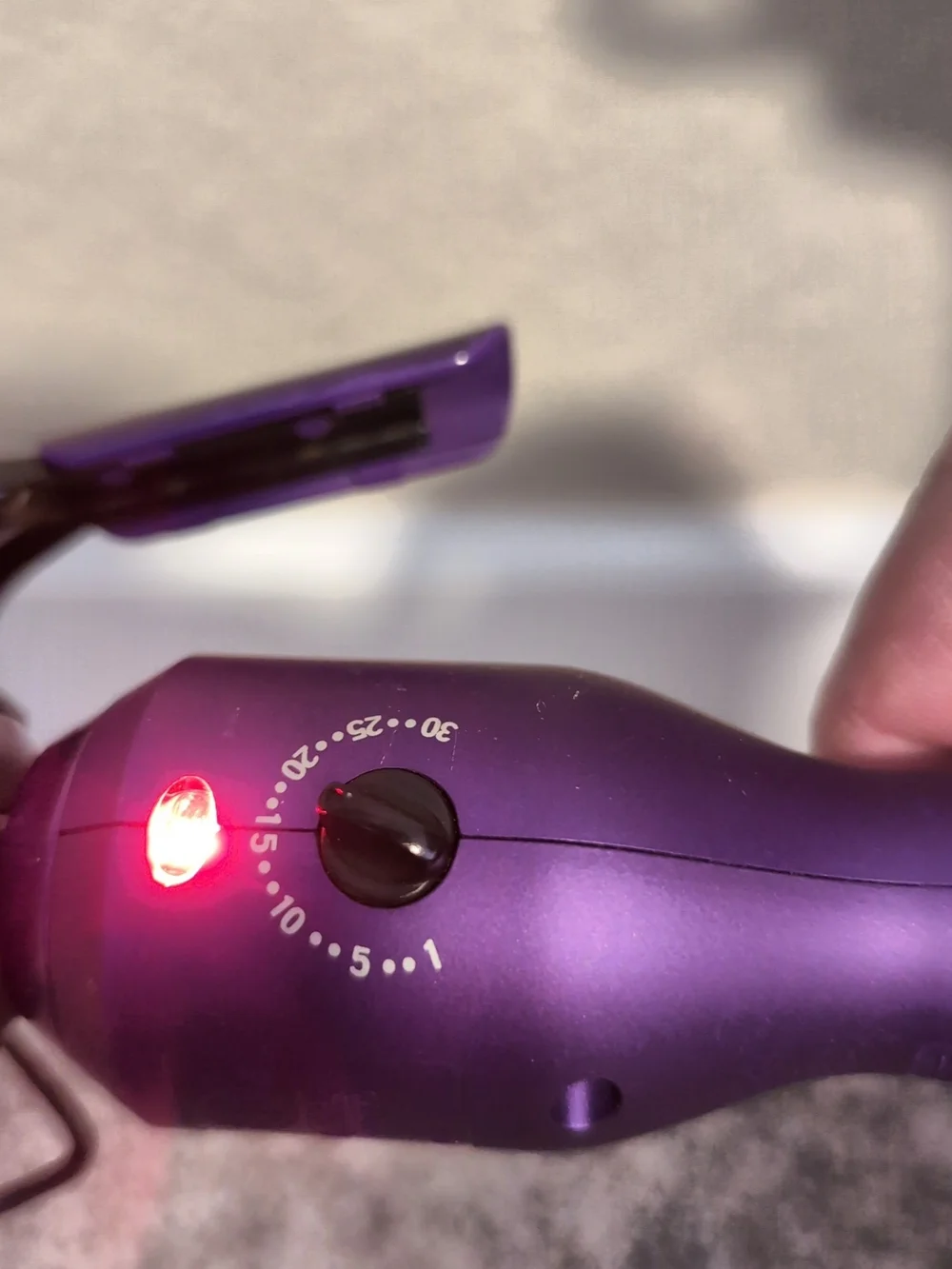 Revlon Purple Large Barrel Curling Iron